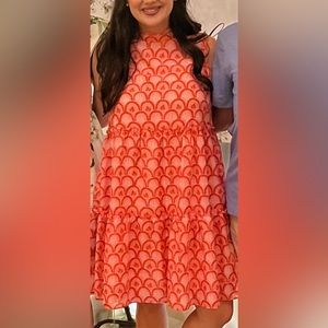 J. Marie ruffle tier dress, size medium, like new condition